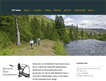 Tablet Screenshot of klickitat-trail.org